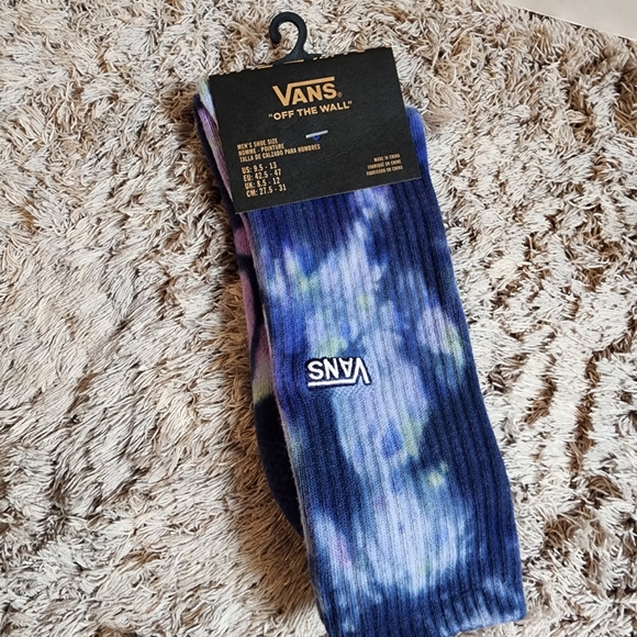 VANS | TIE DYE CREW SOCK NWT - Picture 2 of 6